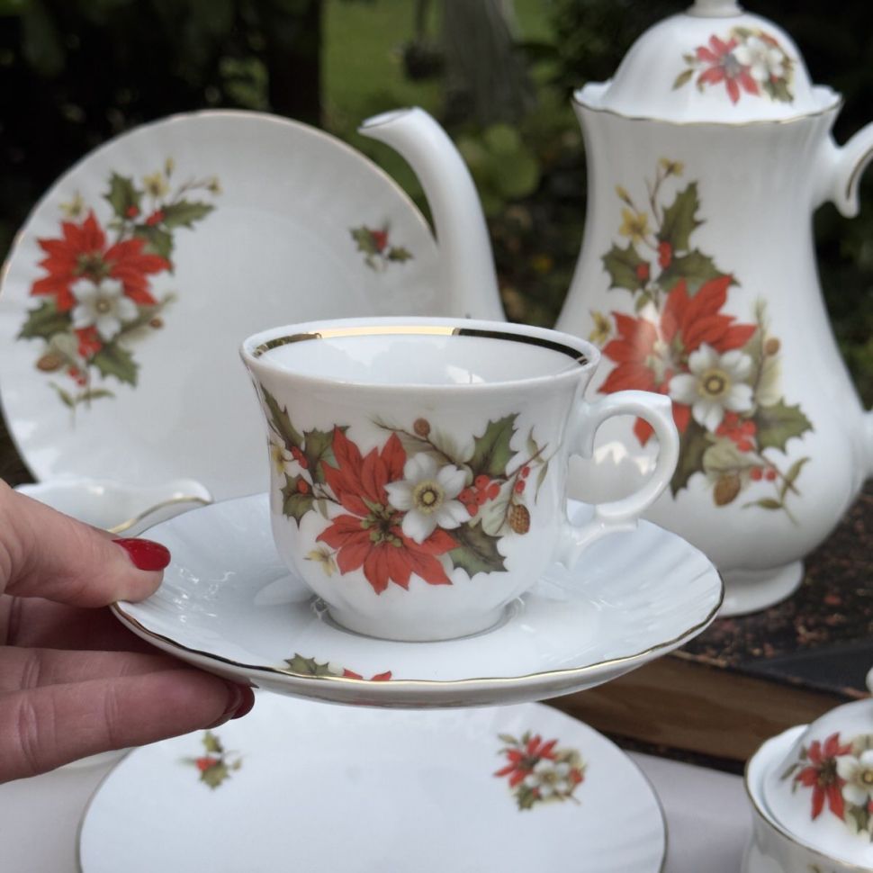 Чайная пара Wunsiedel Рождественский букет 180 мл Бавария  