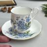 Кофейная пара Royal Albert Forget-Me-Not 130 мл Англия 1950 годы
