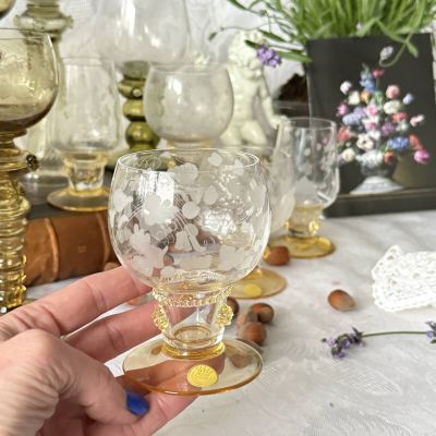 Бокал Рёмер на янтарной ножке Мастерс 200 мл хрусталь Германия