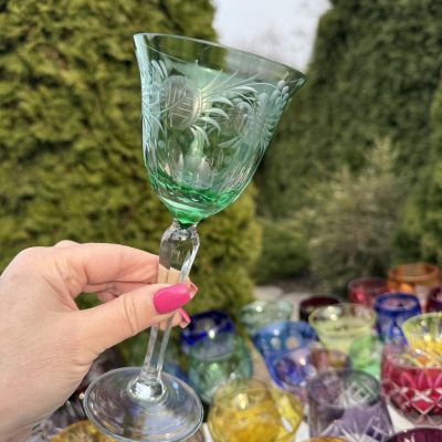 Бокал тюльпан 200 мл накладной хрусталь Германия