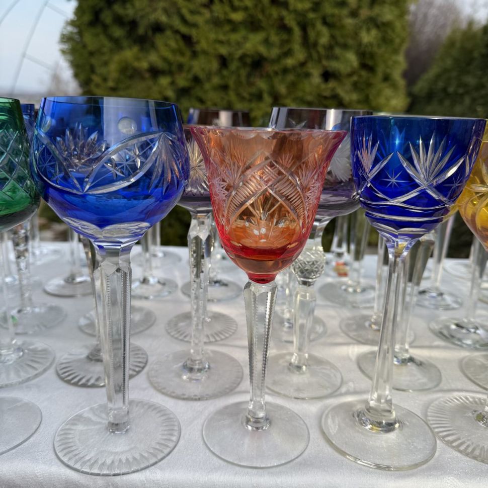 Бокал тюльпан 200 мл накладной хрусталь Германия