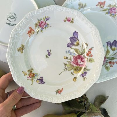 Тарелка Rosenthal Maria Classic Rose Мейсенский букет 20 см Германия