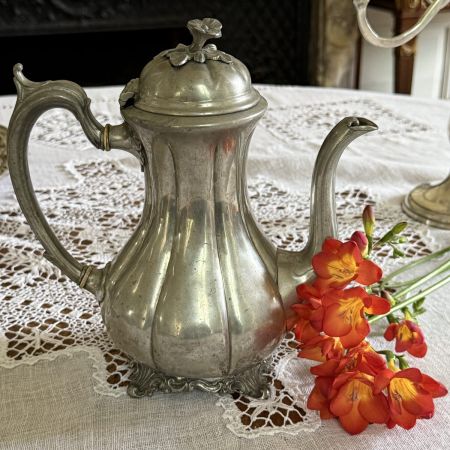 Чайник Sheffield 1,2 л олово Англия Арнуво