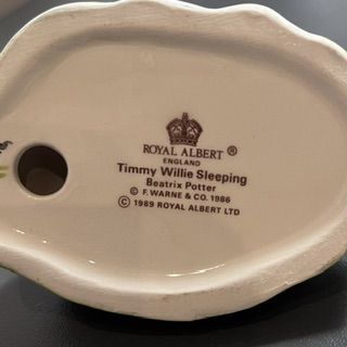Статуэтка Beatrix Potter Timmy Willie Sleeping Royal Albert Англия 1989 г.