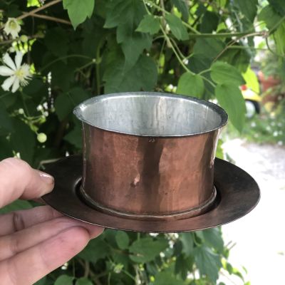 Кашпо малое на тарелке