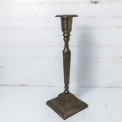 Подсвечник высокий латунь