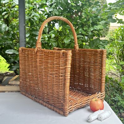 Корзина дровница плетеная 45 см