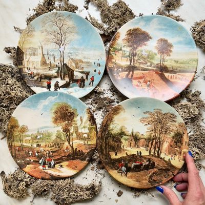 Тарелка Городской пейзаж 19 см Голландия 