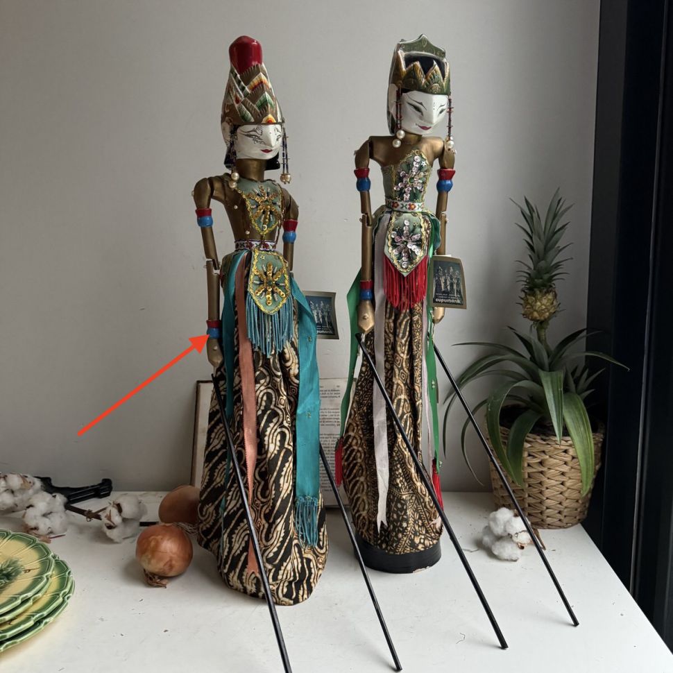 Кукла марионетка Рама шоу Ваянг голек 