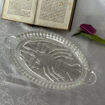 Блюдо Омар 29 см хрусталь  