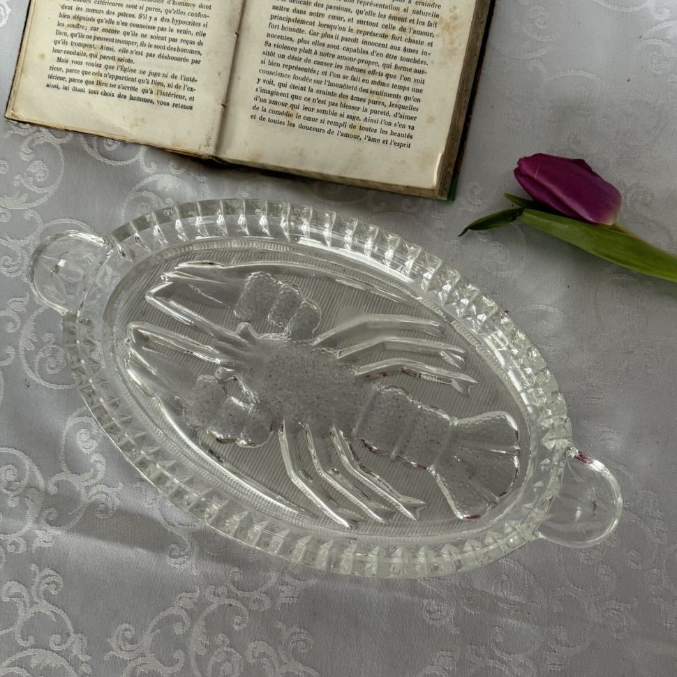 Блюдо Омар 29 см хрусталь  