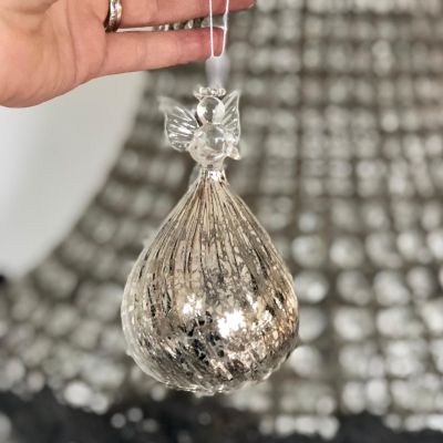 Ангел большой Елочный шар Дания Jette Frokich