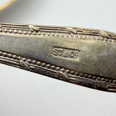 Нож для намазывания 13 см серебрение 