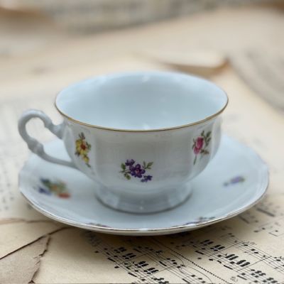 Чайная пара Furstenberg Мелкоцвет 250 мл фарфор Германия