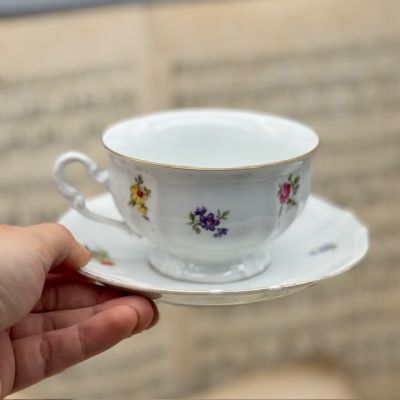 Чайная пара Furstenberg Мелкоцвет 250 мл фарфор Германия