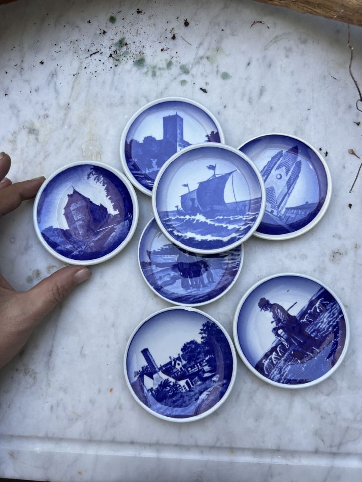 Блюдце мини 8 см Royal Copenhagen Дания