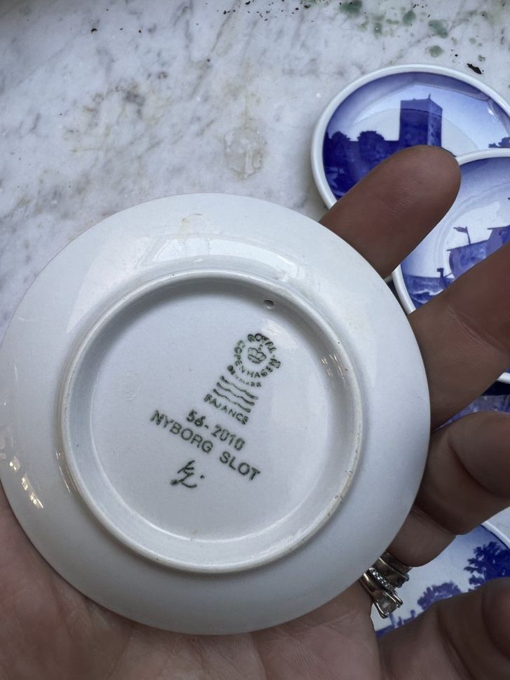 Блюдце мини 8 см Royal Copenhagen Дания