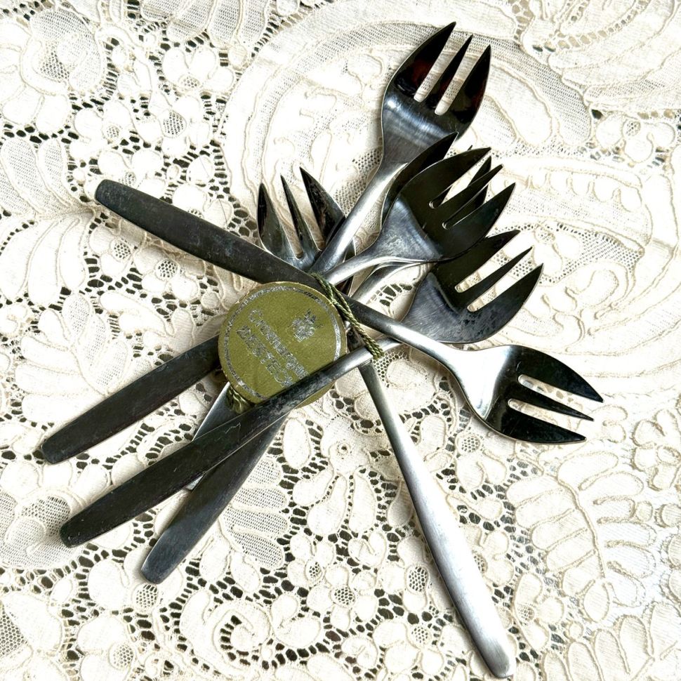 Вилка трезубец WMF Cromargan 15 см сталь Германия