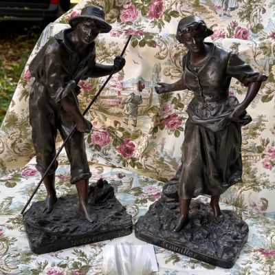 Скульптура Semailles Посев 33 см регюль Франция 