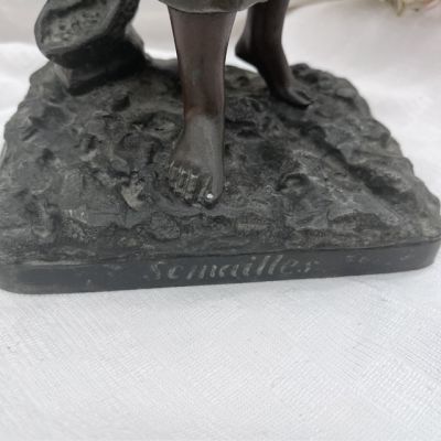 Скульптура Semailles Посев 33 см регюль Франция 