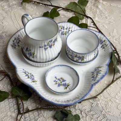 Набор эгоиста чашка пиала блюдце фарфор Франция