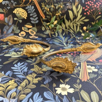 Держатель для штор 17 см пара Франция латунь