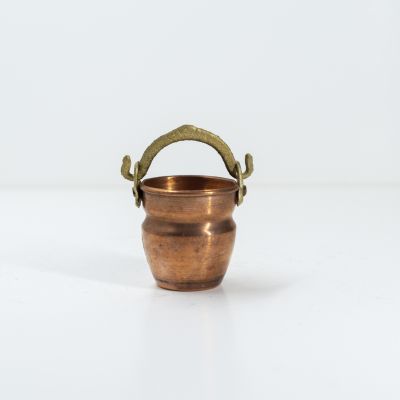 Ведро мини декоративное, медь