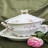 Террин на блюде Haviland Limoges 33 см фарфор Франция