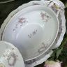 Террин на блюде Haviland Limoges 33 см фарфор Франция