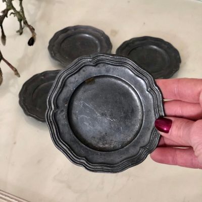 Блюдце мини олово 11 см