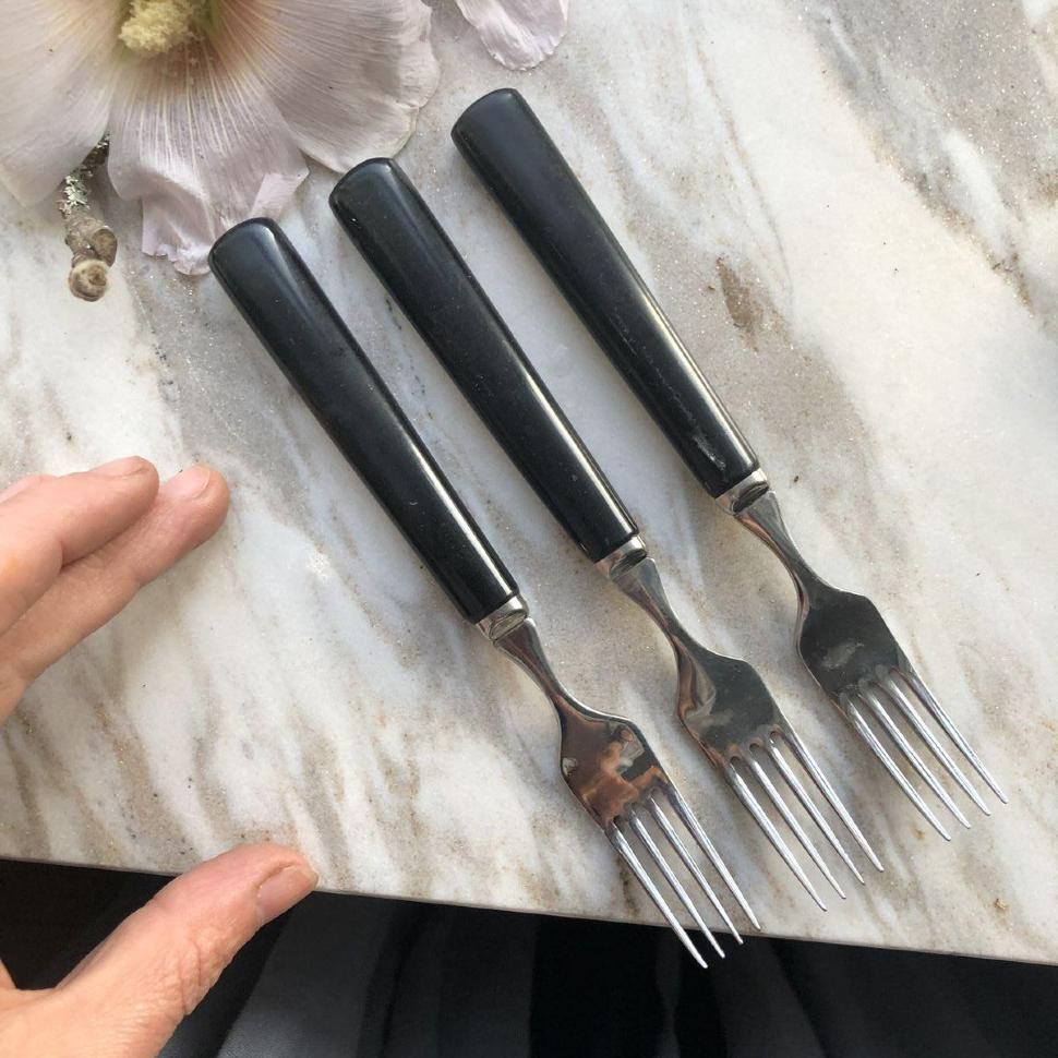 Вилка 15 см сталь бакелит