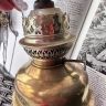 Лампа масляная 45 см латунь Франция