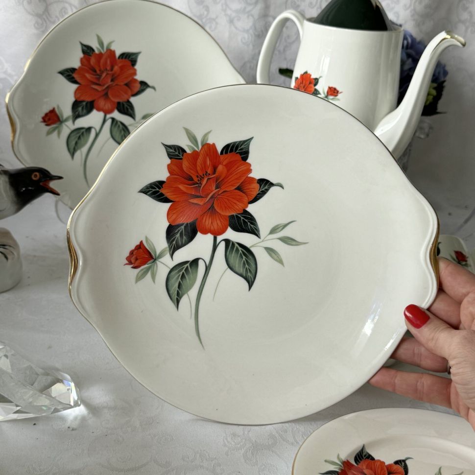 Блюдо Royal Albert Tahiti 1950-1960 гг 24 см Англия 