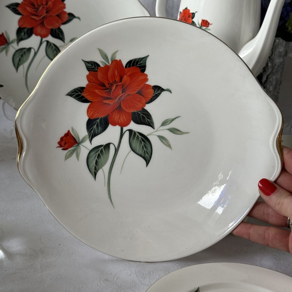 Блюдо Royal Albert Tahiti 1950-1960 гг 24 см Англия 