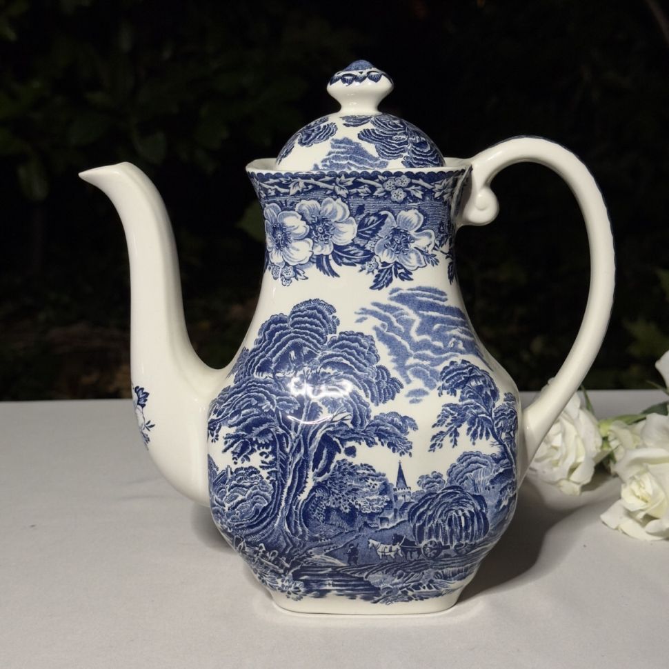 Чайник Enoch Wedgwood Woodland 1,2 л синий Англия  