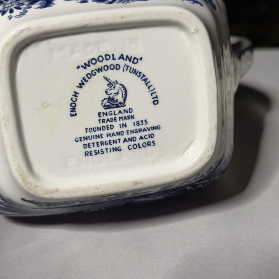 Чайник Enoch Wedgwood Woodland 1,2 л синий Англия  