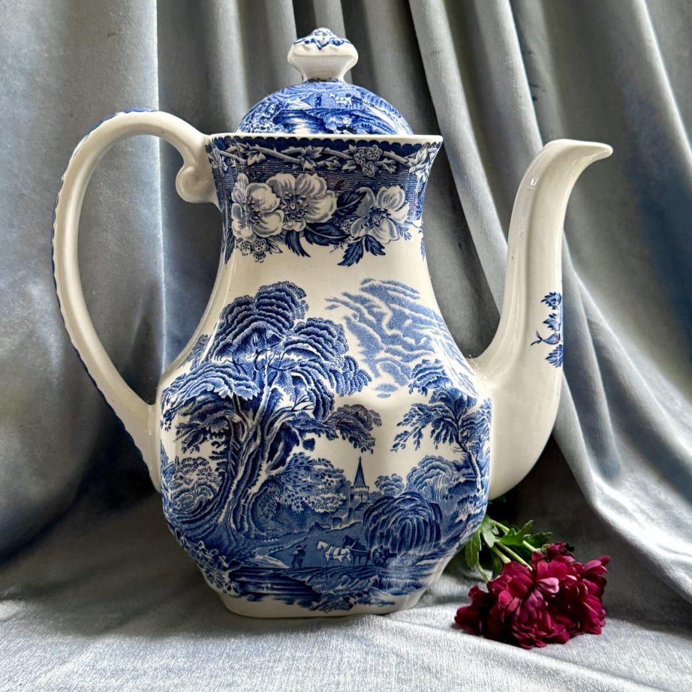 Чайник Enoch Wedgwood Woodland 1,2 л синий Англия  