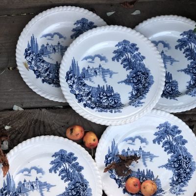 Тарелка 18 см Castle on the lake Johnson Bros Англия