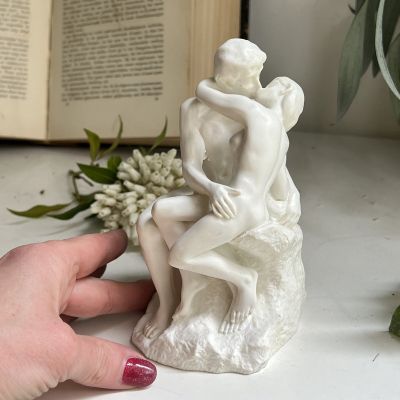 Статуэтка Роден Поцелуй алебастр копия 2000-е гг.