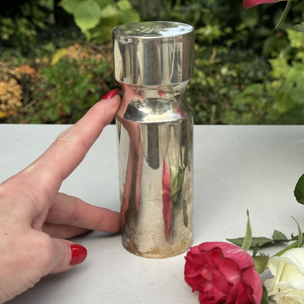 Солонка 15 см серебрение Франция