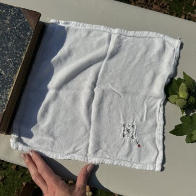 Салфетка 30х30 см лен ришелье