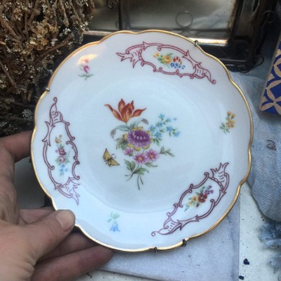 Блюдце Rosenthal букет с хризантемой