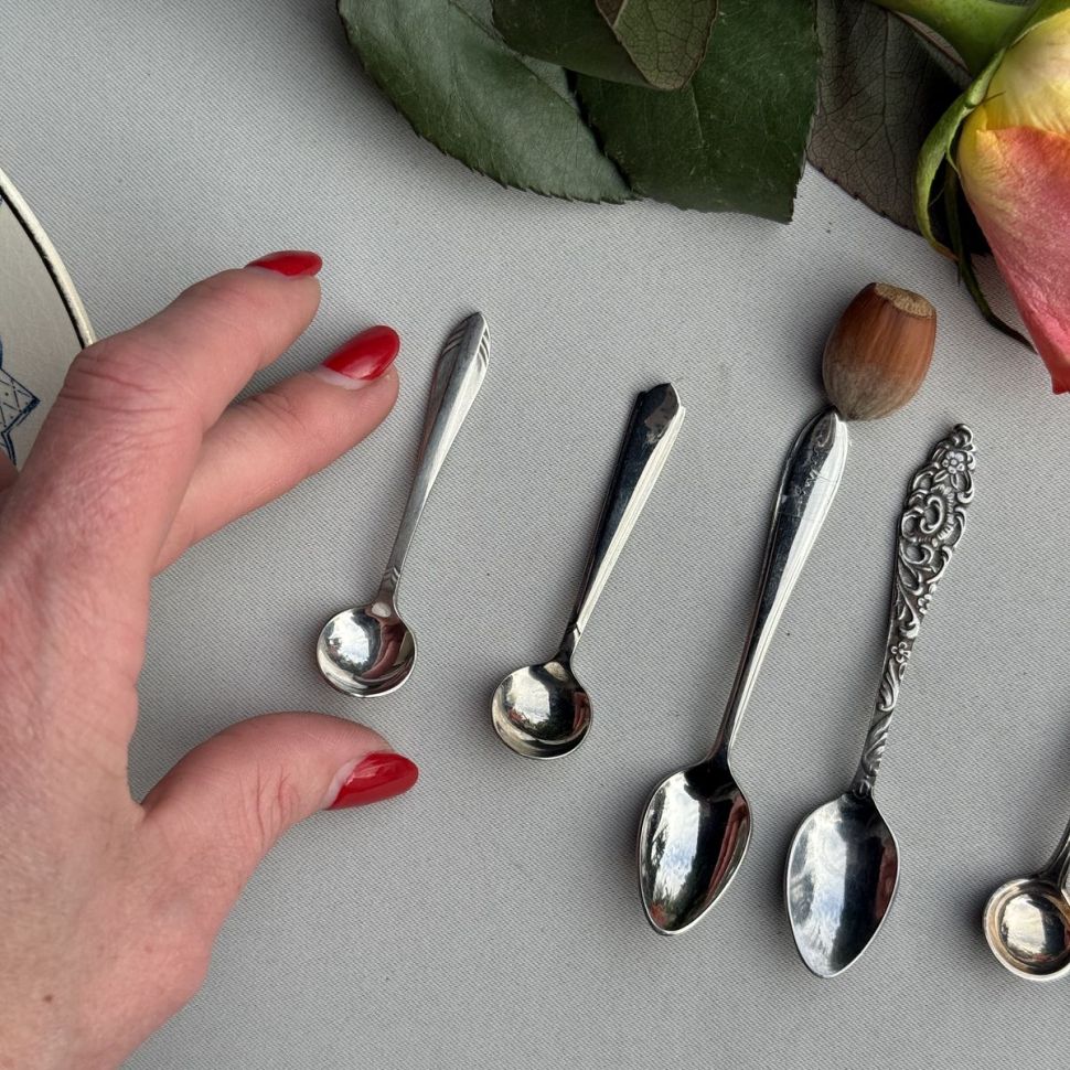 Ложка для соли 6 см сталь