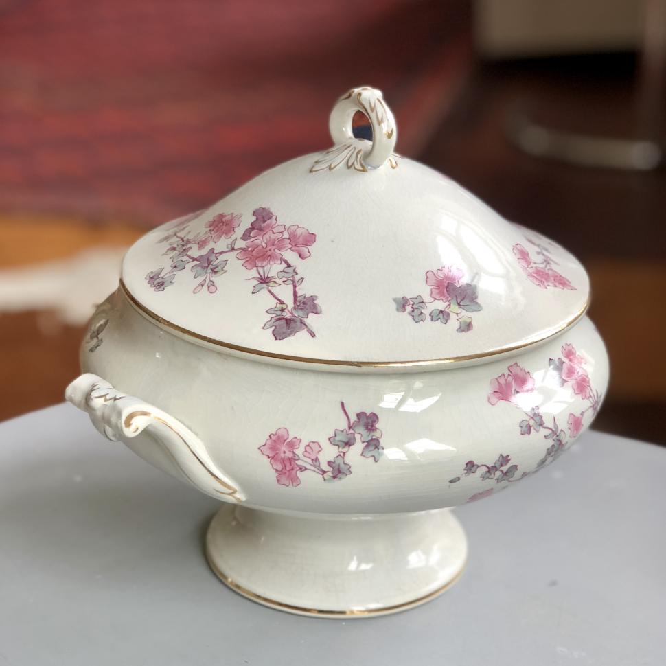 Супница 2 л. Gustafsberg Geranium, Швеция