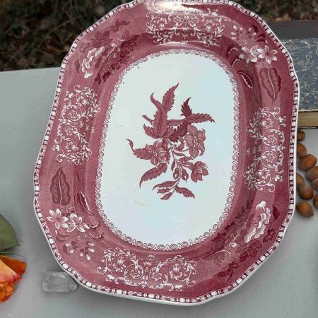 Блюдо Spode Pink Camilla 36 см фарфор Англия 