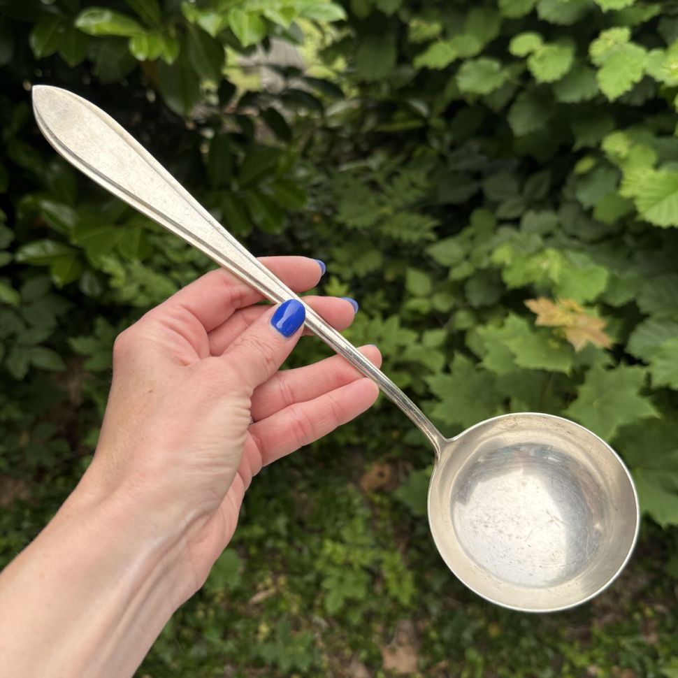 Половник 31 см Gero 90 серебрение