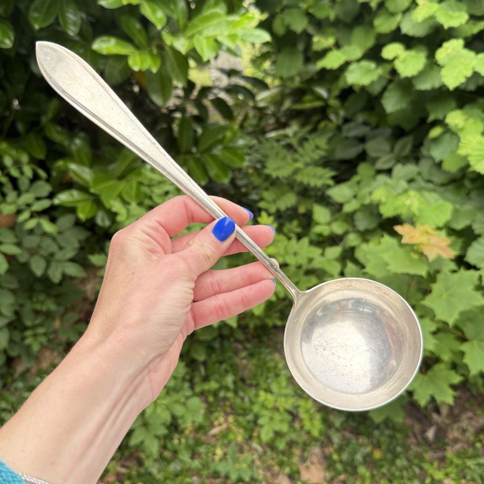 Половник 31 см Gero 90 серебрение