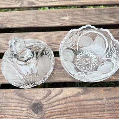 Бонбоньерка 14 см хрусталь Германия 