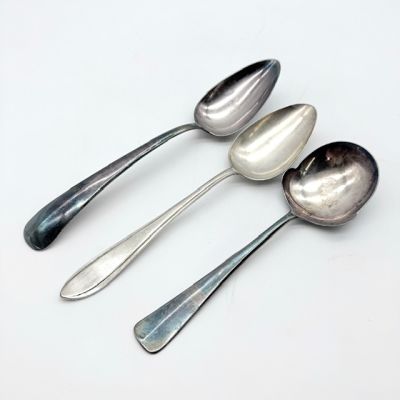 Царь ложка салатная Gero 25 см серебрение Голландия