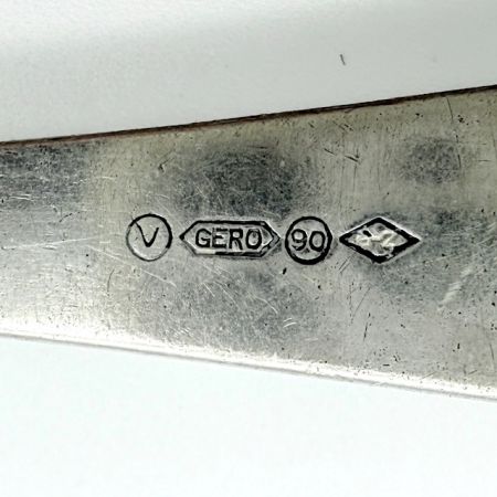 Царь ложка салатная Gero 25 см серебрение Голландия 